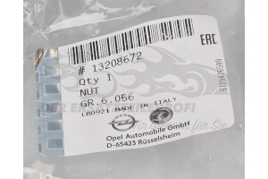 13208672 Mutter, Achsstummel Opel