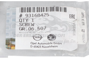 93168425 Schraube Opel