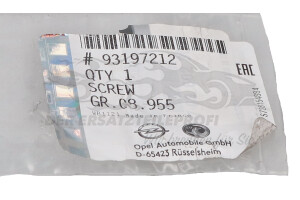 93197212 Schraube, Hilfsrahmen Opel