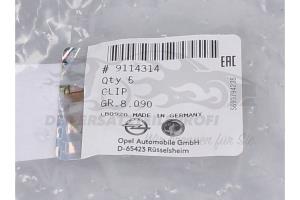 9114314 Halter, Motorhaubenstütze Opel