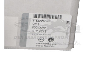 13226829 Nebelscheinwerfer Opel