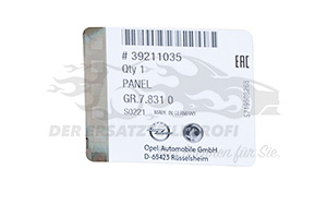 39211035 Stoßfänger Opel