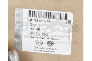 93189576 Elektromotor, Fensterheber Opel