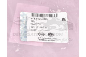 13422269 Schalter, Heckklappenentriegelung Opel