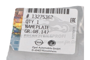 13275362 Schriftzug Opel
