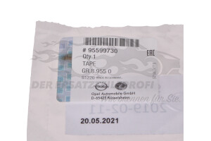 95599730 Klebeplättchen, Sensor-/Kamerahalter Opel
