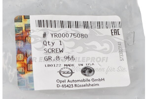 YR00075080 Schraube, Bremssattel Opel