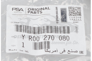 YR00270080 Schraube,allgemein Opel