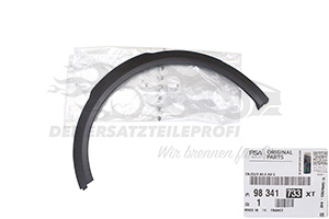 Zier- Schutzleiste für Kotflügel Citroen / Peugeot / Opel 98341733XT