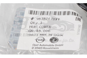 98387470XY Zierblende, Räder Citroen / Peugeot / Opel