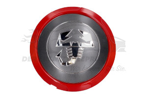 51820507 Radkappe (klein) ABARTH mit roter Krone Fiat