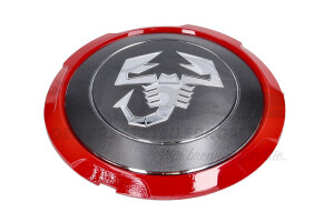 51820507 Radkappe (klein) ABARTH mit roter Krone Fiat