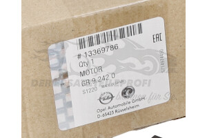 13369786 Stellmotor Heizgebläse Opel
