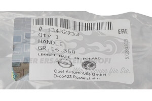 13432733 Türgriff außen Opel