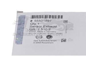 55501897 Stickoxid-Sonde / NOx-Sonde Opel