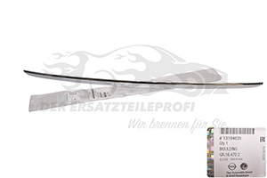 Zierleiste für Heckklappe
