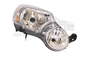 Scheinwerfer rechts H7 Halogen chrom (Nachbau)