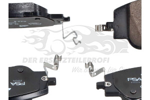 1681371180 Bremsbelagsatz, Scheibenbremse Citroen / Peugeot / Opel