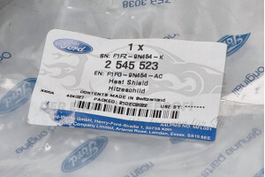 2545523 Hitzeschutzblech Ford