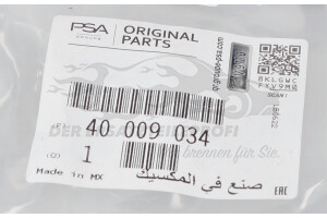 40009034 Dichtung, Ölleitung Opel