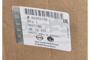 93181315 Gehäuse Schließzylinder Lenkzündschloss Opel