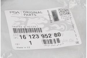 1612395280 Abdeckkappe, Abschlepphaken vorne Citroen