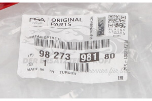 9827398180 Rückstrahler links in Stoßstange Peugeot
