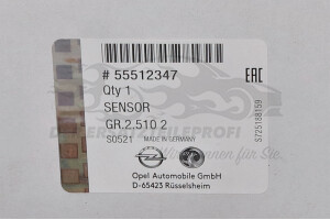 55512347 Stickoxid-Sonde / NOx-Sonde Opel