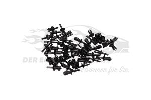 Spreizniete 5x11,4mm schwarz aus Kunststoff (VPE 50)