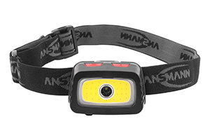 NV ANSMANN Kopflampe HD200B 3W COB LED ANSMANN