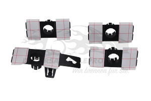 1656244080 Haltersatz, Sensor Einparkhilfe hinten Peugeot