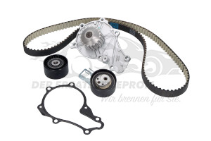 Wasserpumpe mit Zahnriemensatz 141 Zähne