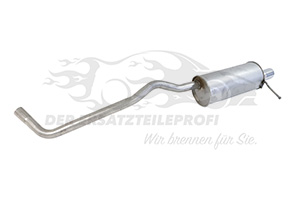 Nachschalldämpfer mit Chromblende