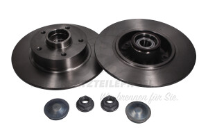 Bremsscheibensatz hinten mit Radlager