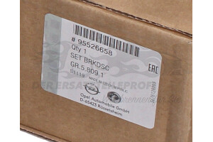 95526658 Bremsscheibensatz hinten Opel