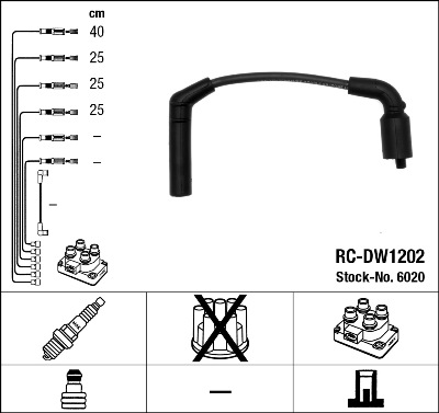 Zündleitungssatz NGK 6020