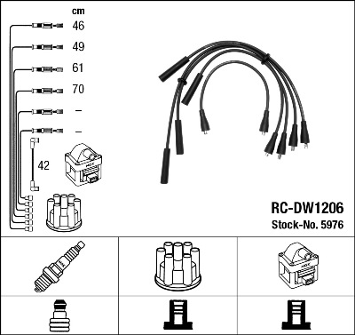 Zündleitungssatz NGK 5976