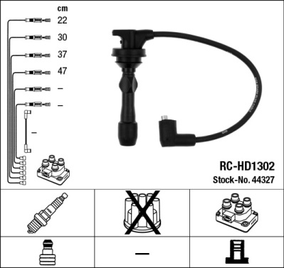 Zündleitungssatz NGK 44327