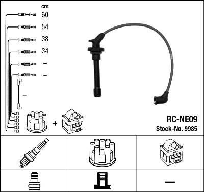 Zündleitungssatz NGK 9985