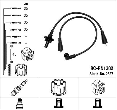 Zündleitungssatz NGK 2587