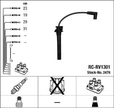 Zündleitungssatz NGK 2476
