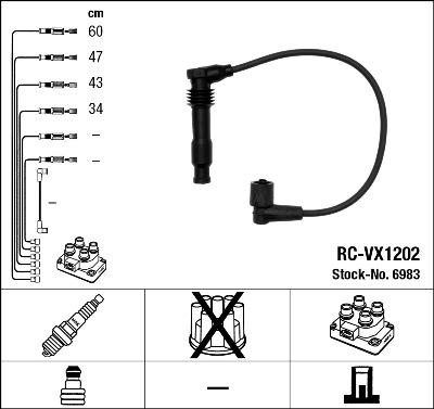 Zündleitungssatz NGK 6983