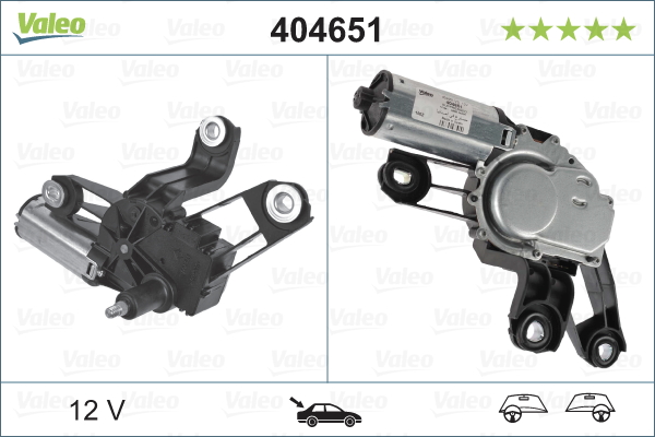 Wischermotor VALEO 404651