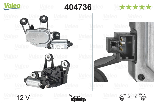 Wischermotor VALEO 404736