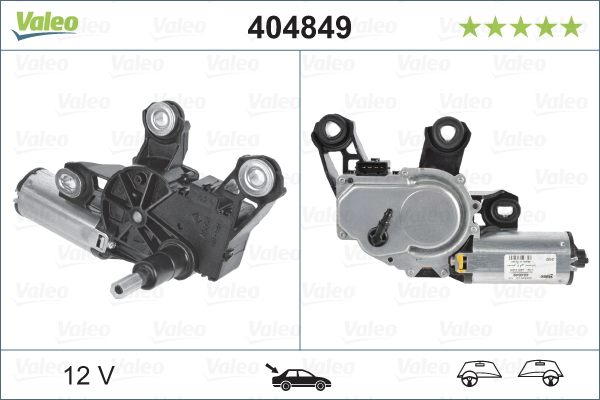 Wischermotor VALEO 404849
