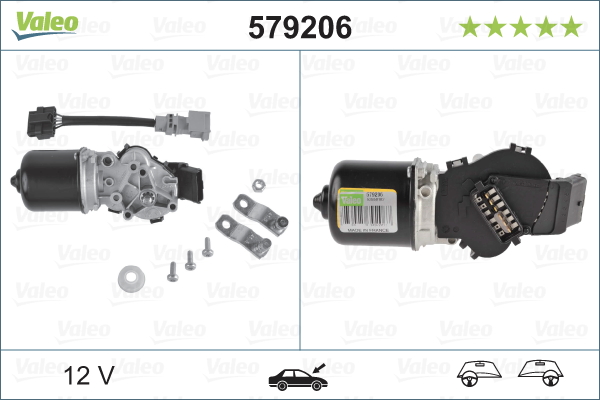 Wischermotor VALEO 579206