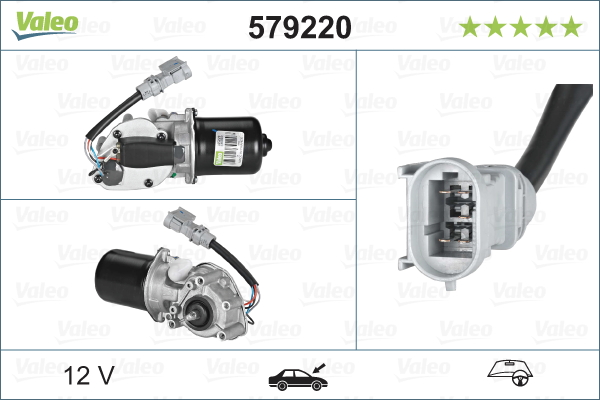 Wischermotor VALEO 579220