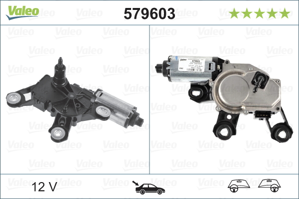Wischermotor VALEO 579603