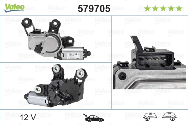 Wischermotor VALEO 579705