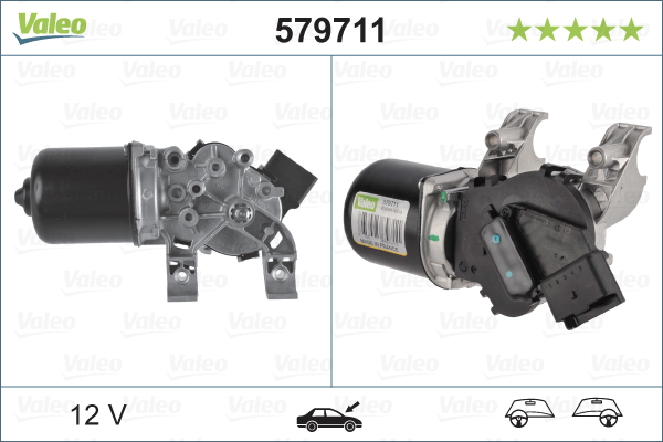 Wischermotor VALEO 579711